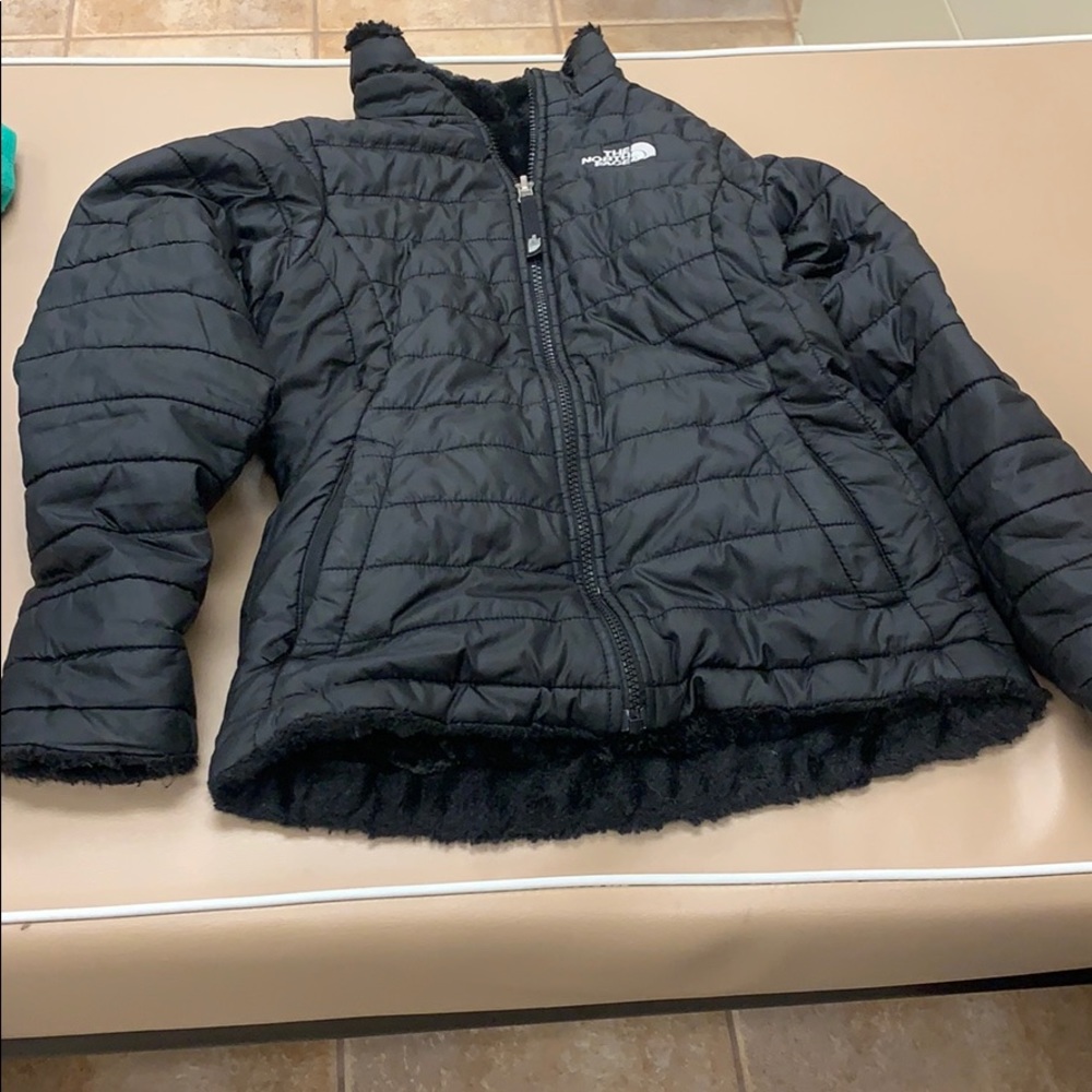 Girls medium fur lined jacket